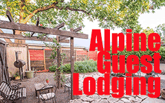 Click Here to go to the Alpine Guest Lodging website.